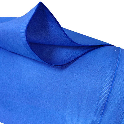 Blauw ESD Antistatisch Katoen Poly Blend Vlamvertragend Werkkledingstof voor antistatisch gebied