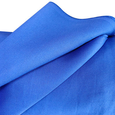Blauw ESD Antistatisch Katoen Poly Blend Vlamvertragend Werkkledingstof voor antistatisch gebied
