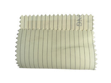 Stofvrije ESD Stof 5mm Streep 100D X 100D Geweven Keperstof voor Workwear ESD GLB