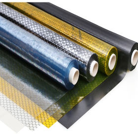 Net ESD Rubbermat clear size 1.37M X 30M van Softwall het Vinyl Antistatische Gordijnen