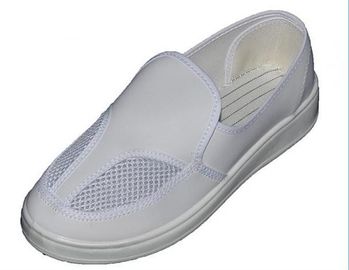 Lichtgewicht Dubbel ESD van het Gatennetwerk het Leerbovenleer van pvc van het Werkschoenen W/PU Enig