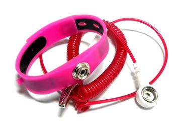 De Rolkoord Dia van de silicium Antistatisch Manchet. 2.5mm Lengte 2.4m Purpere Roze Blauwe Geel