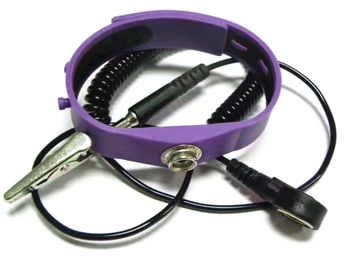 De Rolkoord Dia van de silicium Antistatisch Manchet. 2.5mm Lengte 2.4m Purpere Roze Blauwe Geel