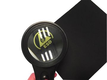 Antistatische ESD Veilige Handbediende Magnifier 62mm Dia. Lens5x LEIDENE Lichte 2 Nodig Batterijen