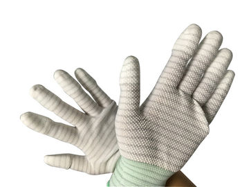 Palm het pvc Gestippelde Type Antistatische Met een laag bedekte Gestreepte Nylon van Handhandschoenen Pu Bovenkant