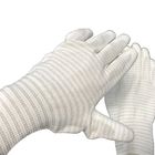 De antistatische Handschoenenesd Veilige Gebreide Gloeidraad van de de Voeringskoolstof van de Materialenpolyester