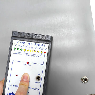 ESD Grijs PVC tafelmat Antistatische mat met knop voor antistatisch gebied