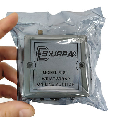 Authentieke SURPA 518-1 Elektrostatische Ring Online Monitor Anti-statische polsband Alarm Grounding Monitor