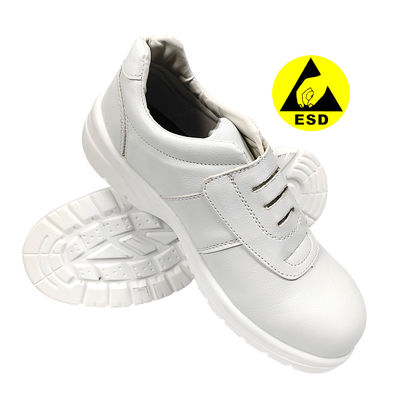 Witte staal schalkop Anti-smashing Arbeidsbescherming Schoenen Veiligheidsbescherming Stofvrije werkplaats ESD Anti-statische voedingsproducten Werkschoenen