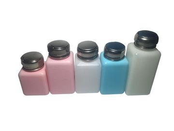 De witte Blauwe Roze ESD Automaathdpe Oplosbare Fles van de Automaatpers