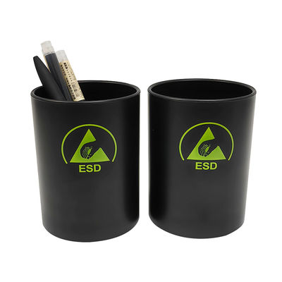 Zwarte ESD antistatische kunststof penhouder ESD bureauorganisator voor schoonruimte zuiveringsworkshop