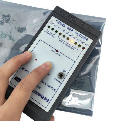 Op maat gemaakte waterdichte PE-zak ESD-beschermingszak voor verpakking van micro-elektronica