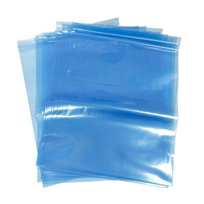 Blauw PE ESD Zip Lock Shielding Bag voor cleanroom verpakkingen kleine en middelgrote elektronische componenten