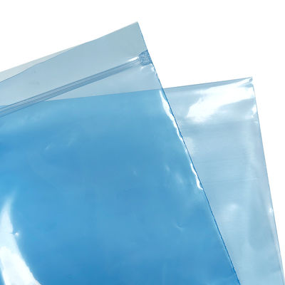 Blauw PE ESD Zip Lock Shielding Bag voor cleanroom verpakkingen kleine en middelgrote elektronische componenten