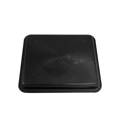 283x223x28mm Zwart Plastic Vierkante Tray Antistatische Tray-onderdelen Doos Omzetdoos Pp Rubber Tray Classificatie Materiaal Doos Vierkante Basin Leidende Frame