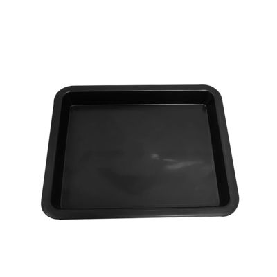 283x223x28mm Zwart Plastic Vierkante Tray Antistatische Tray-onderdelen Doos Omzetdoos Pp Rubber Tray Classificatie Materiaal Doos Vierkante Basin Leidende Frame