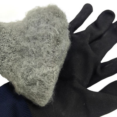 Zwart Blauw Winter Outdoor Sports Werken Latex geïmpregneerd met schuim Kasjmier Warm Handschoen