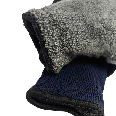 Zwart Blauw Winter Outdoor Sports Werken Latex geïmpregneerd met schuim Kasjmier Warm Handschoen