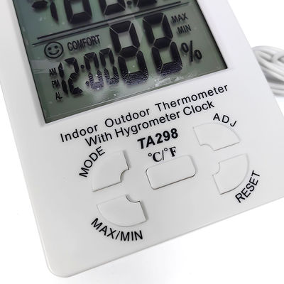 Digitaal scherm met groot scherm, dubbele temperatuur, thermometer voor laboratorium