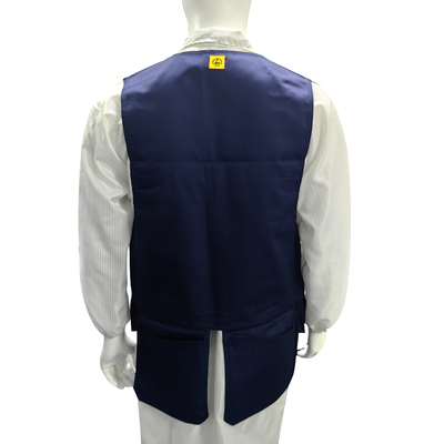 Blauw denim anti-statische gereedschapskist werkkleding voor elektricien