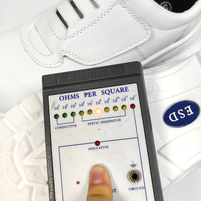 Geen strikken Velcro Design Esd veiligheidsschoenen Stofdicht staal Toe Werk