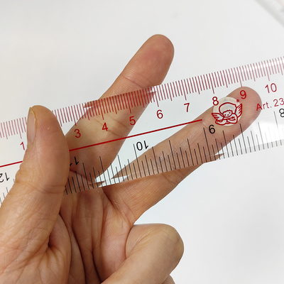 30cm Plastic Transparante ESD Liniaal Antistatische Rechte Liniaal