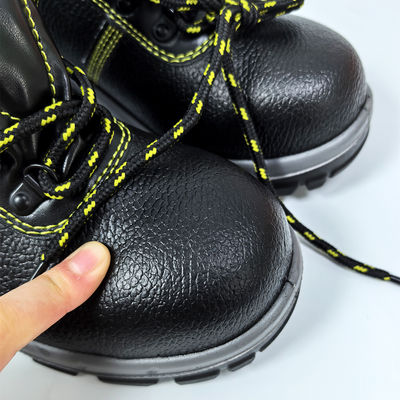 Zwarte Anti-Slaan Anti-Prikken Stalen Neus Veiligheidsschoenen