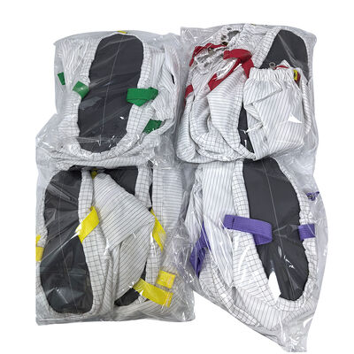 Cleanroom ESD Anti-statische zachte zolen Stofvrije lange buis schoenen