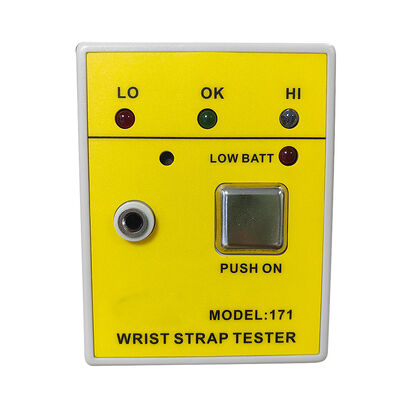 Schoonkamer 171 ESD Anti-statische polsband tester geel