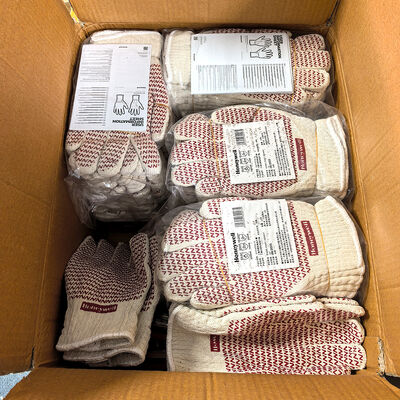 Hittebestendige handschoenen met nitril voor werk bij hoge temperaturen