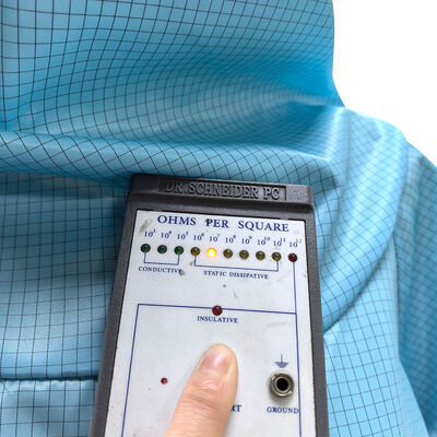 Blue Three Dimensional Anti Static Jumpsuit With Hood And Mask