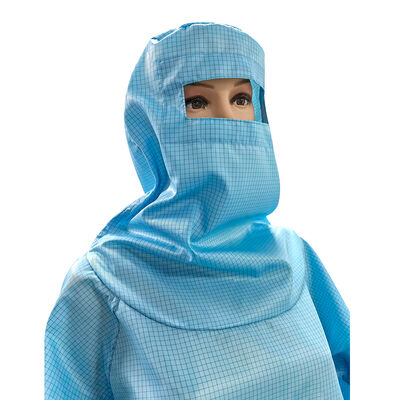 ESD Antistatische Overall met Capuchon en Masker Blauw