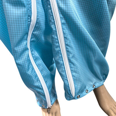 ESD Antistatische Overall met Capuchon en Masker Blauw