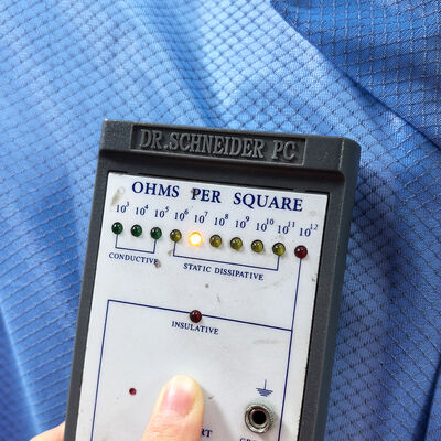 Antistatische ESD Reinruimtejas met Diamant Grid Stof