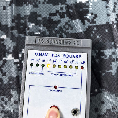 Camouflage Print High-Performance ESD Diamant Raster Gebreide Stoffen   87% Polyester + 13% koolstofvezel