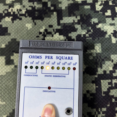 Camouflage Print High-Performance ESD Diamant Raster Gebreide Stoffen   87% Polyester + 13% koolstofvezel