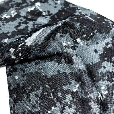 Camouflage Print High-Performance ESD Diamant Raster Gebreide Stoffen   87% Polyester + 13% koolstofvezel