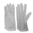 ESD Antistatische Streeppu Palm Met een laag bedekte Handschoenen voor Cleanroom