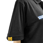 Unisex- van de Katoenen de Reversesd Koolstofvezel Antistatische T-shirt