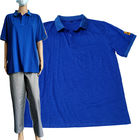 Korte ESD van de Koker4% Geleidende Vezel Veilige Kleding Polo Shirt Antistatic