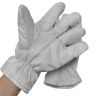 Witte Dik makende ESD Antistatische Hittebestendige Handschoenen 5mm Netstijl