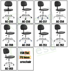 360 ° draaibare ESD antistatische stoel PU voor ergonomische Lab Office Cleanroom