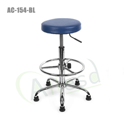 Stofvrije ESD PU antistatische stoelen blauw in hoogte verstelbaar