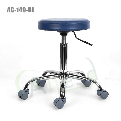 Stofvrije ESD PU antistatische stoelen blauw in hoogte verstelbaar