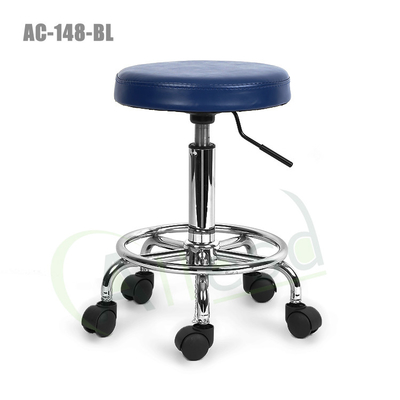 Stofvrije ESD PU antistatische stoelen blauw in hoogte verstelbaar