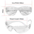 Transparante Plastic ESD Schokbestendige de Ogenbescherming van de Veiligheidsbril