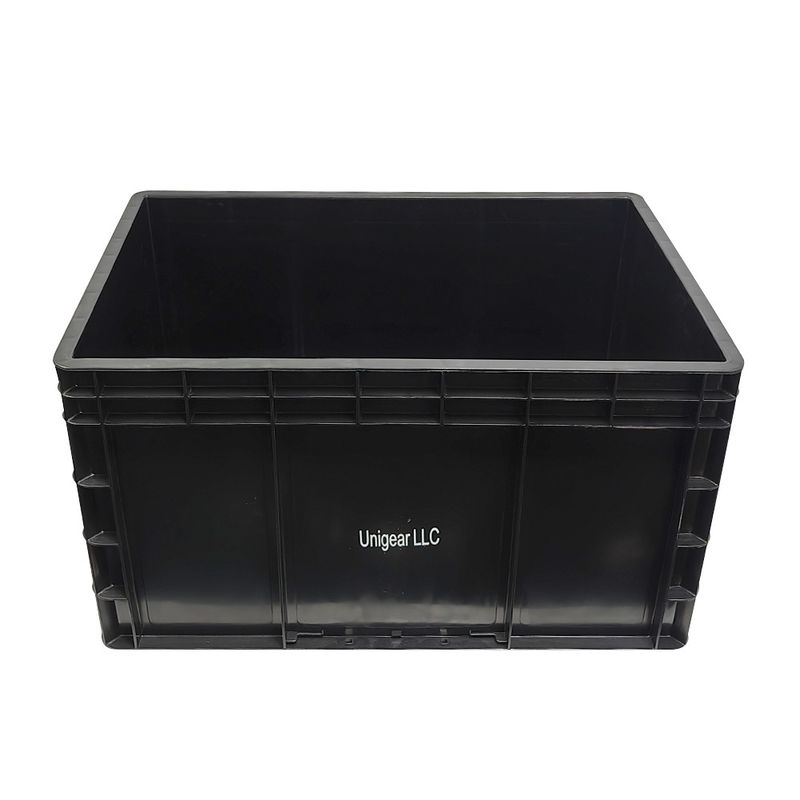 600*400*230mm Zwart ESD Antistatisch Plastic Box Elektronische onderdelen Box Antistatische doos voor de elektronica-industrie