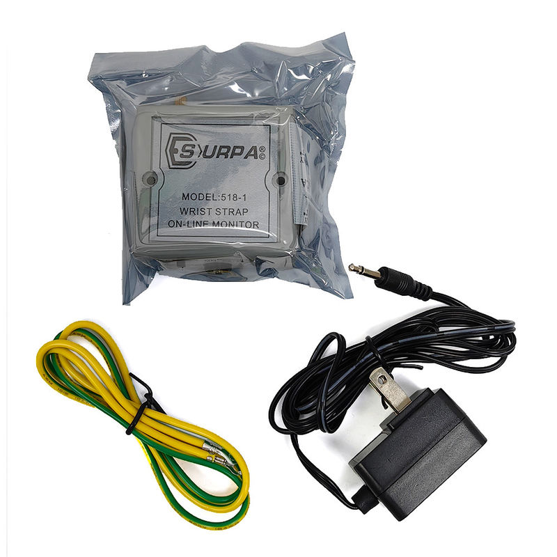 Authentieke SURPA 518-1 Elektrostatische Ring Online Monitor Anti-statische polsband Alarm Grounding Monitor