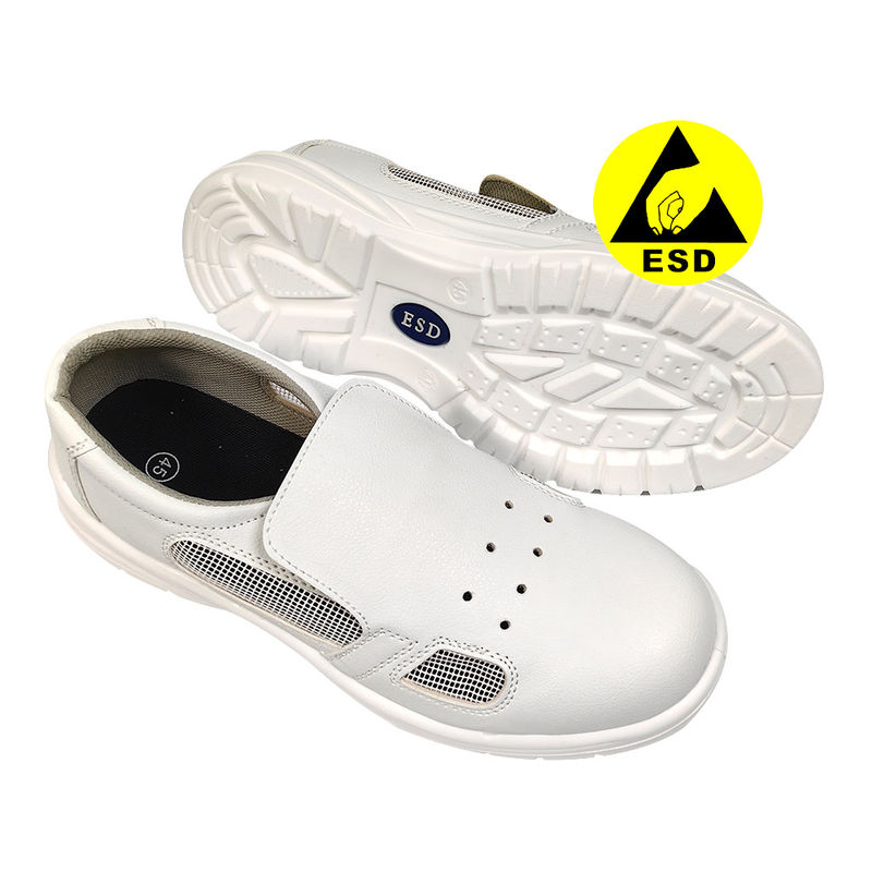Stofdicht, ademend, veiligheidsvoetstukken van staal, toehoed ESD Antistatische schoenen voor de antistatische industrie