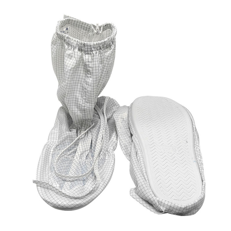 ESD schoenen Anti-statisch Wit 5mm Gordel Stof ESD Veiligheidslaarzen Schoenen Schoonkamer Stofdichte laarzen